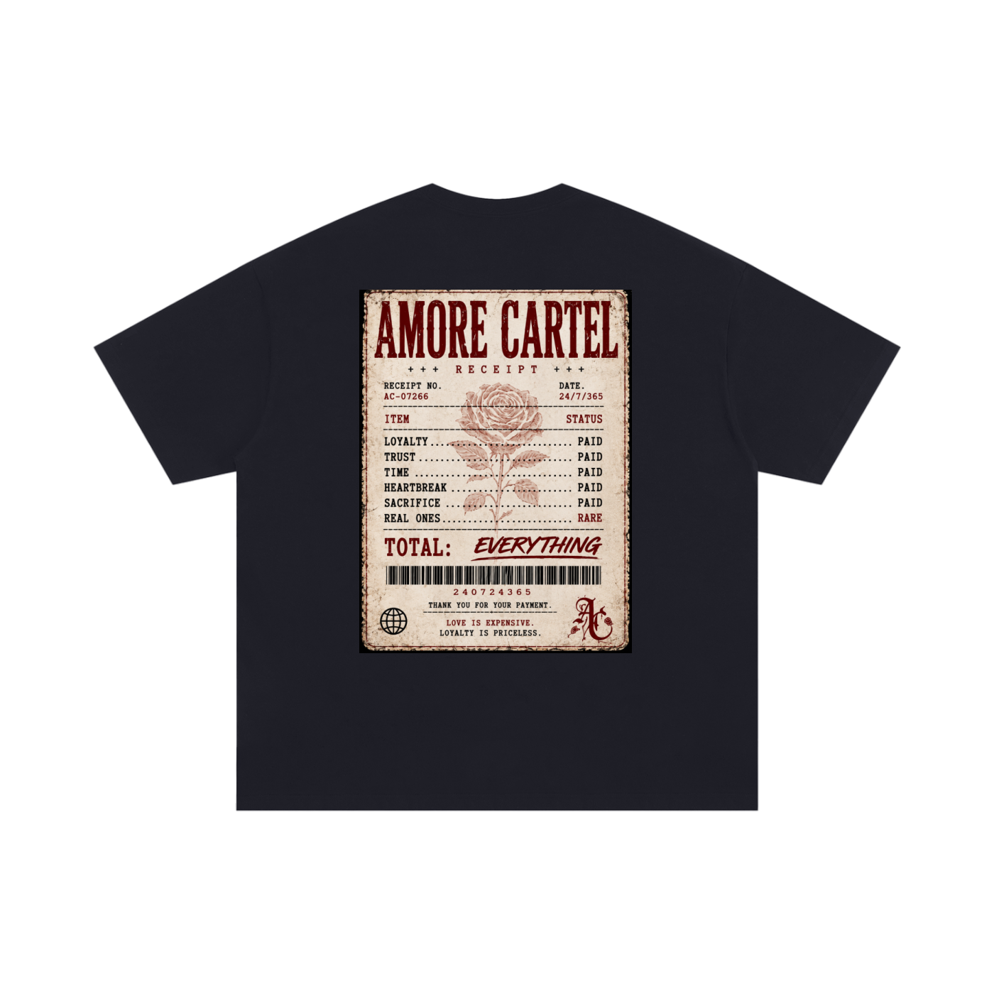 AC Receipt shirt
